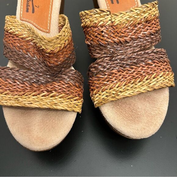 Sbicca Vintage Collection Woven Braided Platform Wedge Sandal 7 - Picture 7 of 11